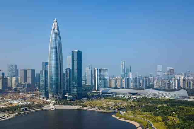 Shenzen city in Guangdong province (Pic Via Wikipedia)